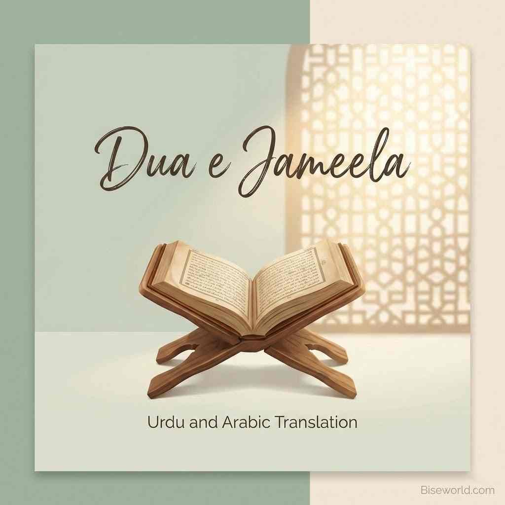 Dua e Jameela Urdu and Arabic translation image