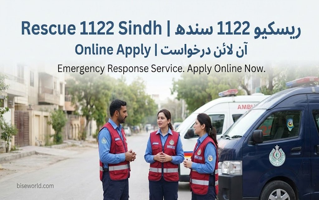 Sindh Emergency Service Rescue 1122 online application guide