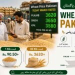 Wheat prices in Pakistan per KG and 40 KG in Punjab Sindh and KPK