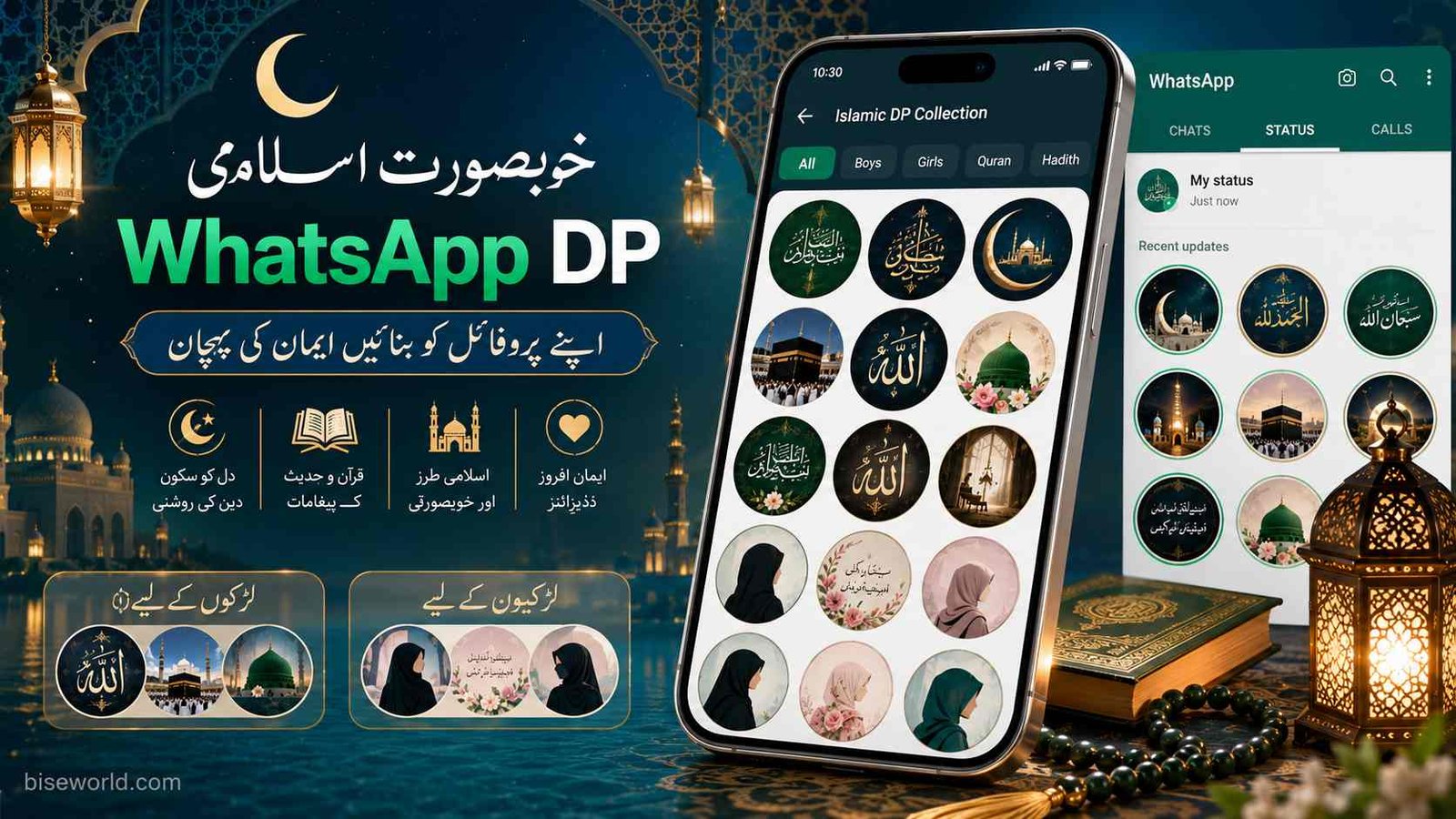 Best Islamic DP images for WhatsApp profile in HD quality
