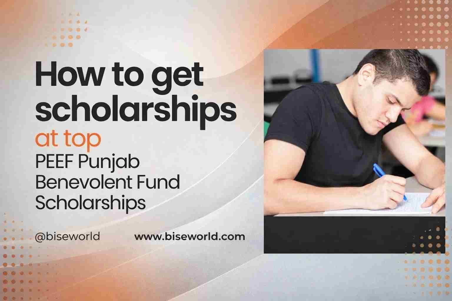 PEEF Punjab Benevolent Fund scholarships awards