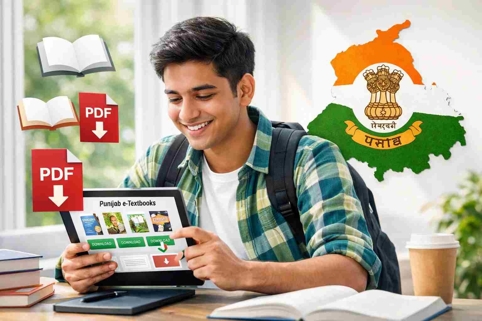 Download Punjab textbook e-books on tablet